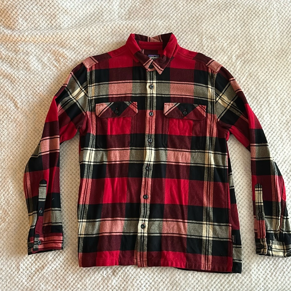 Men's Long-Sleeved Organic Cotton Midweight Fjord Flannel Shirt